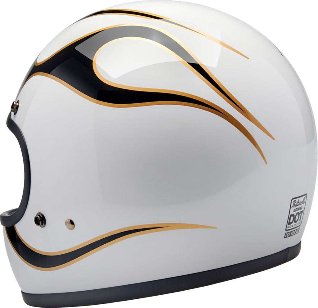 HELMET GRINGO GLOSS WHITE/BLAC