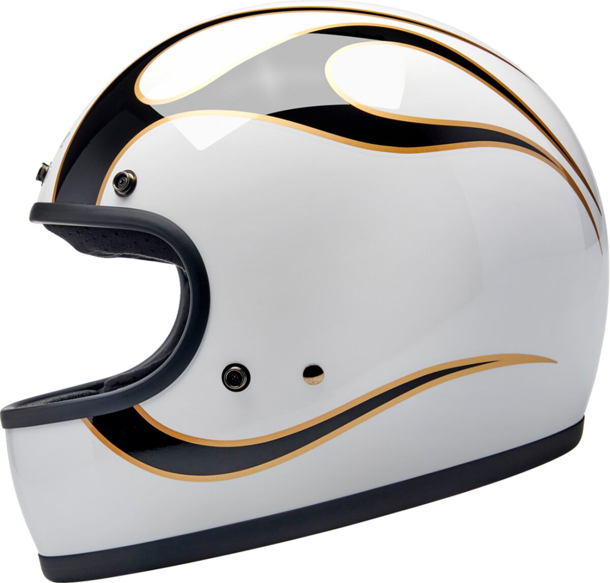 HELMET GRINGO GLOSS WHITE/BLAC