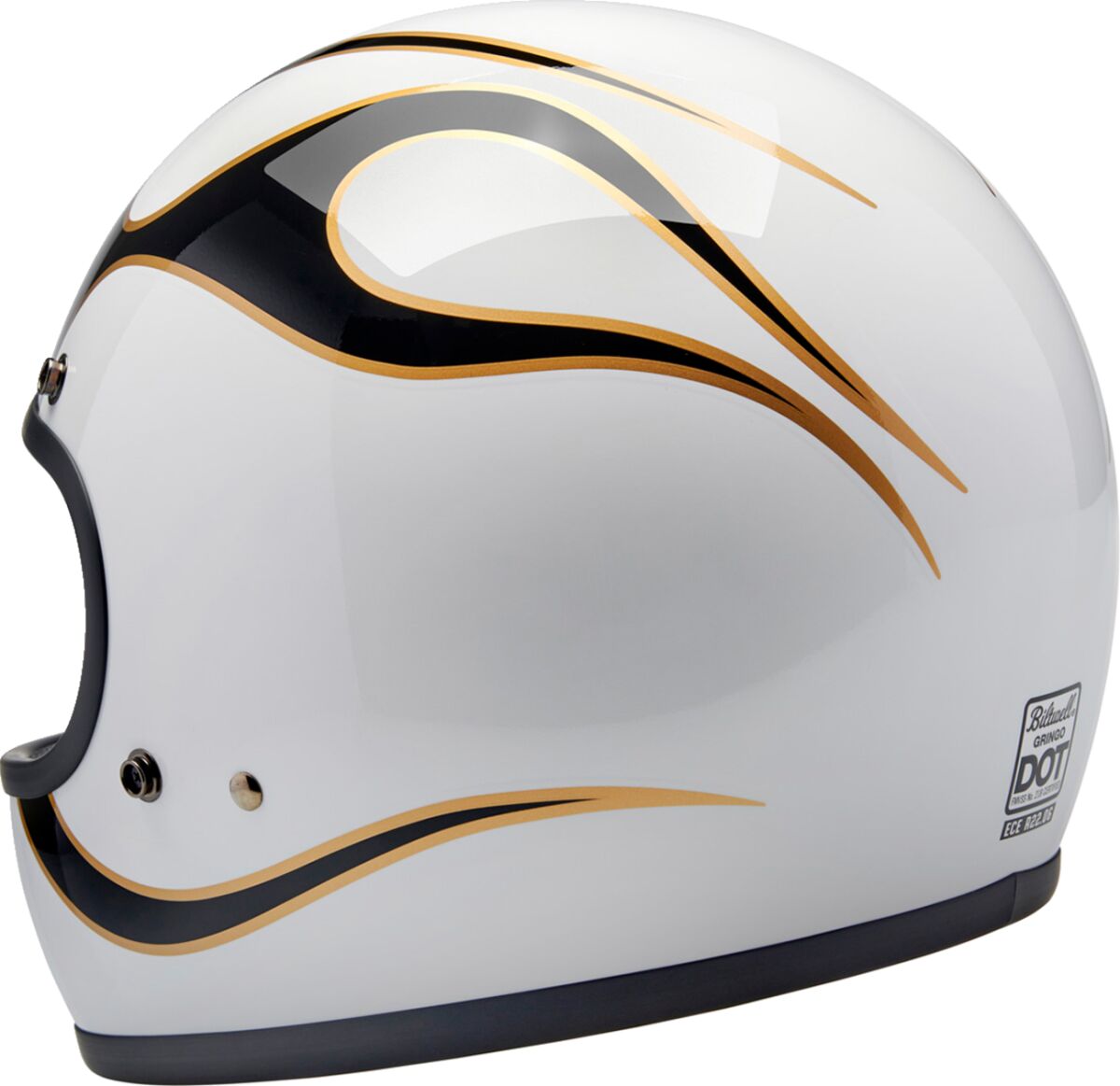 HELMET GRINGO GLOSS WHITE/BLAC