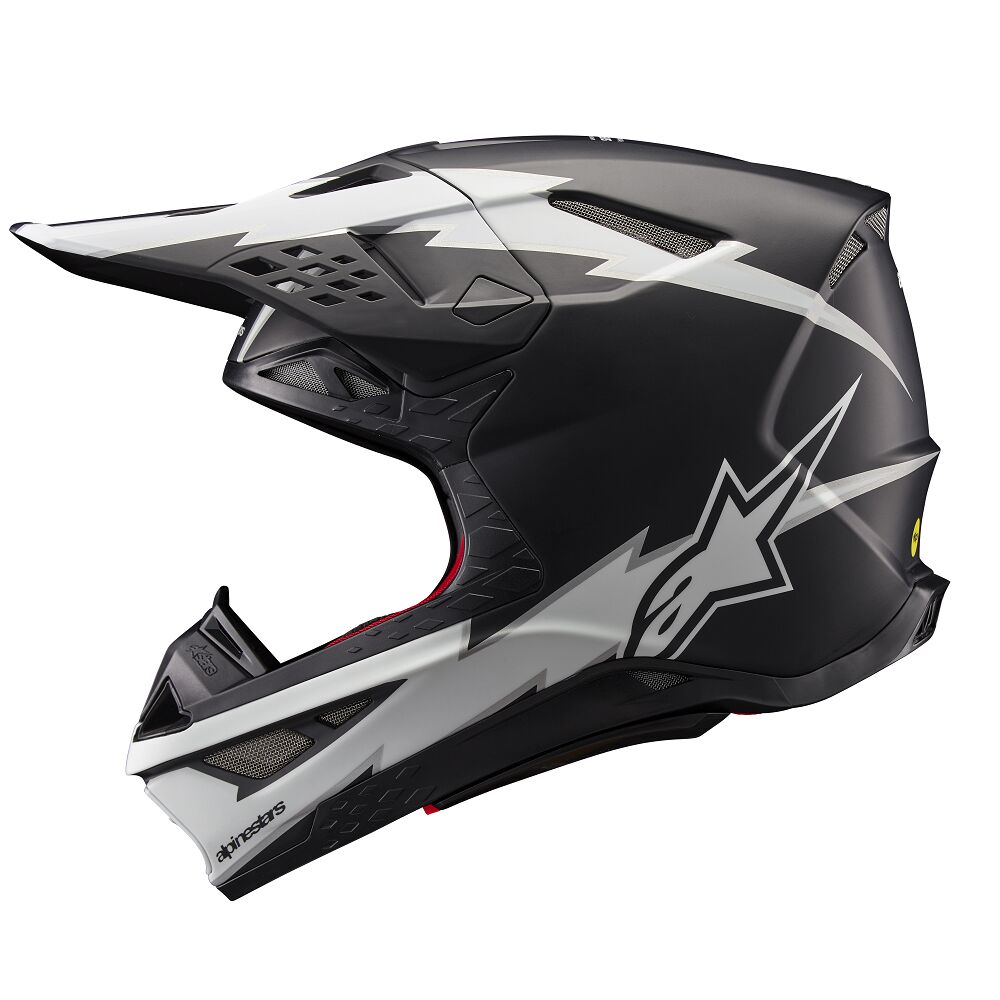 HELMET SM10 AMP BLK/WT S
