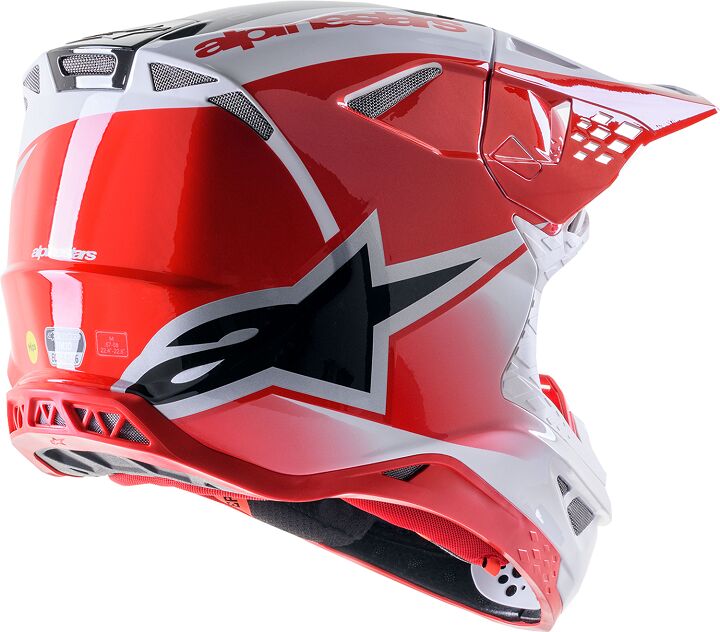 HELMET SM10 UNIT RD/WT XL