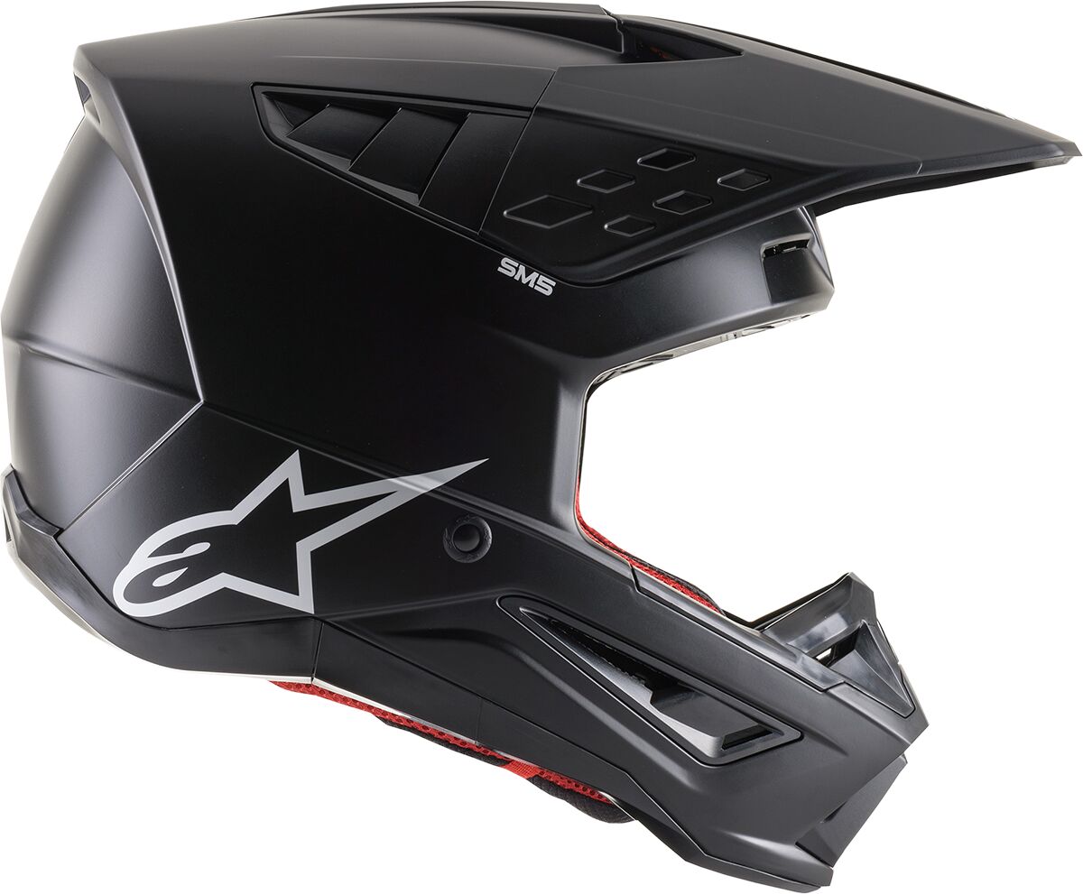 HELMET SM5 SOLID BLACK M