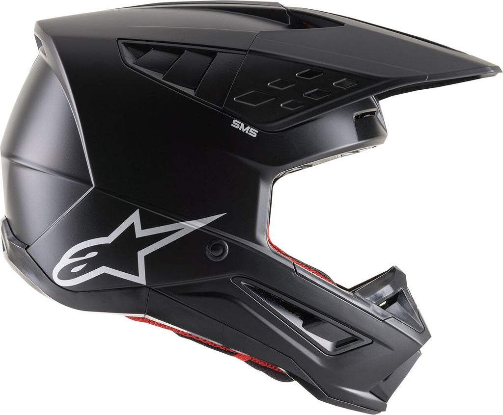HELMET SM5 SOLID BLACK L