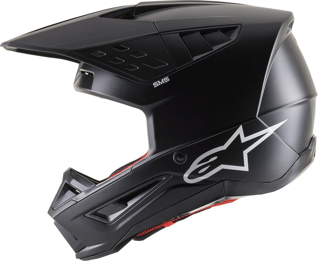 HELMET SM5 SOLID BLACK L