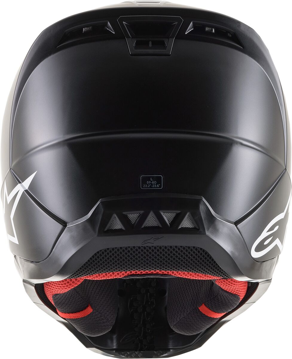 HELMET SM5 SOLID BLACK 2X