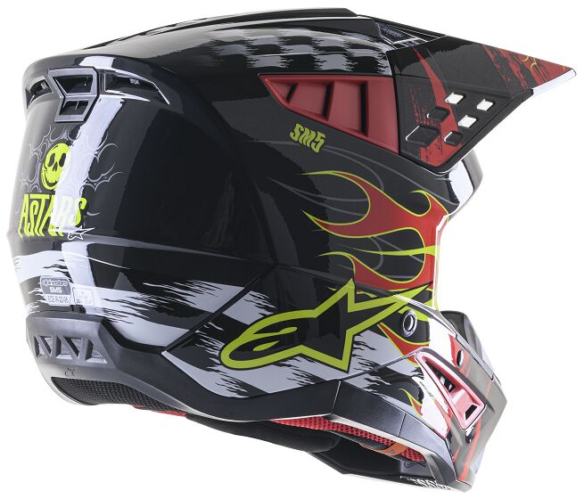 HELMET SM5 RASH RED/G 2X
