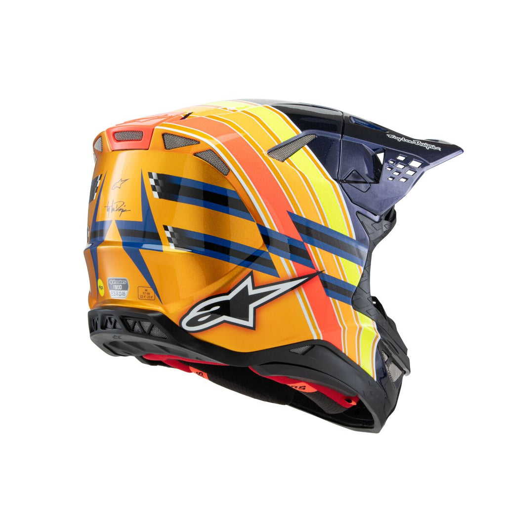 HELMET S-M10 TLD25 BL/OR/YL L