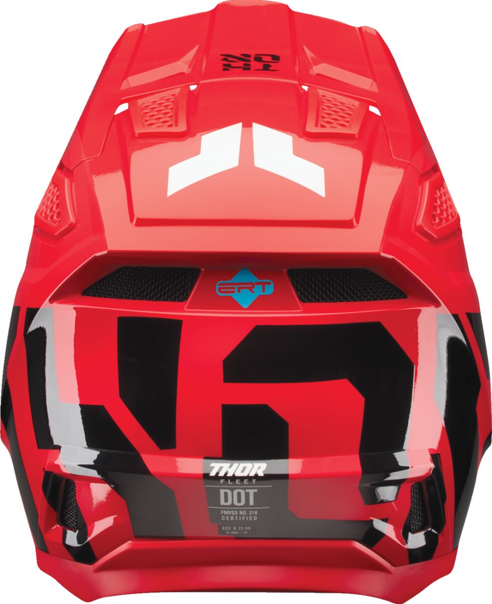 HELMET FLEET FORGE RED XL