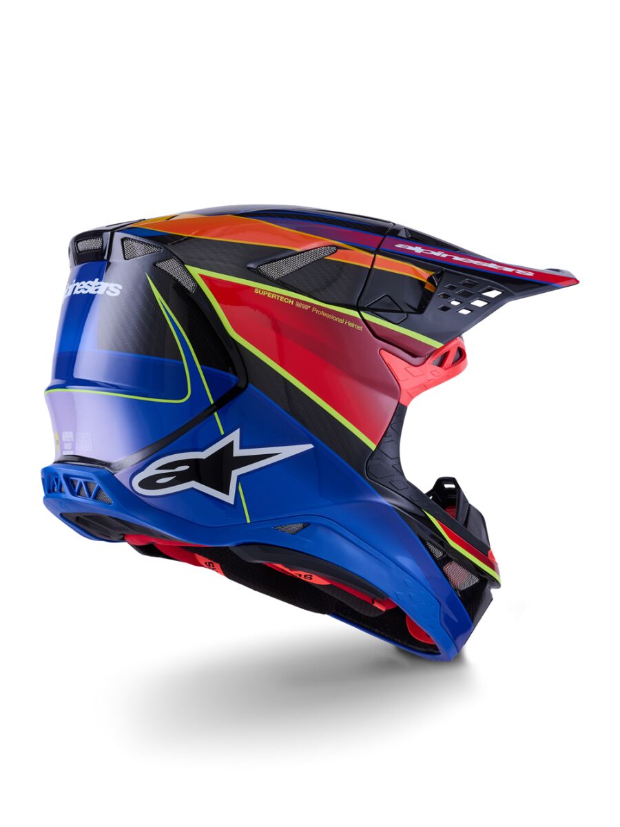 HELMET S-M10 ERA BLUE/RED/YL M