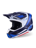 HELMET SM7 RISE BLUE/WHITE L