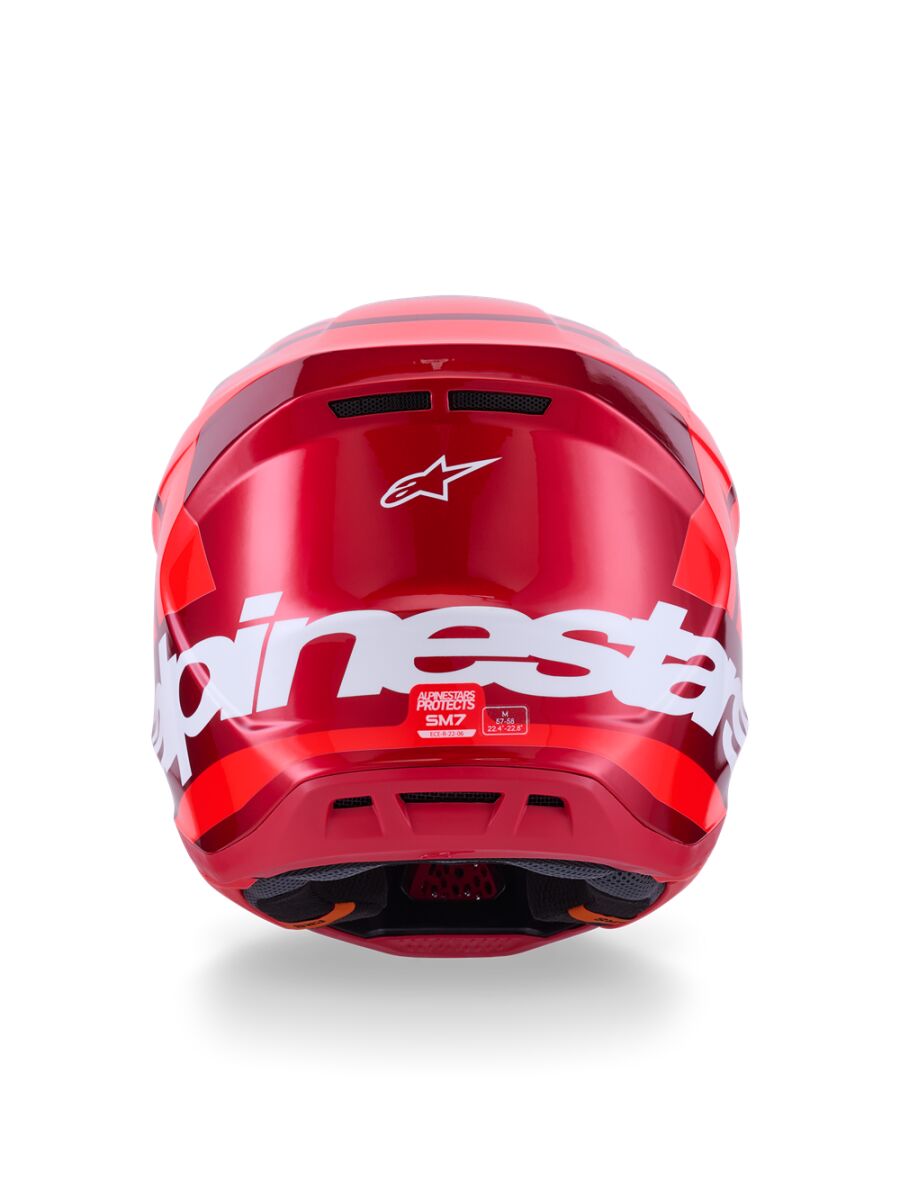 HELMET SM7 CORE RED-GLOSS S