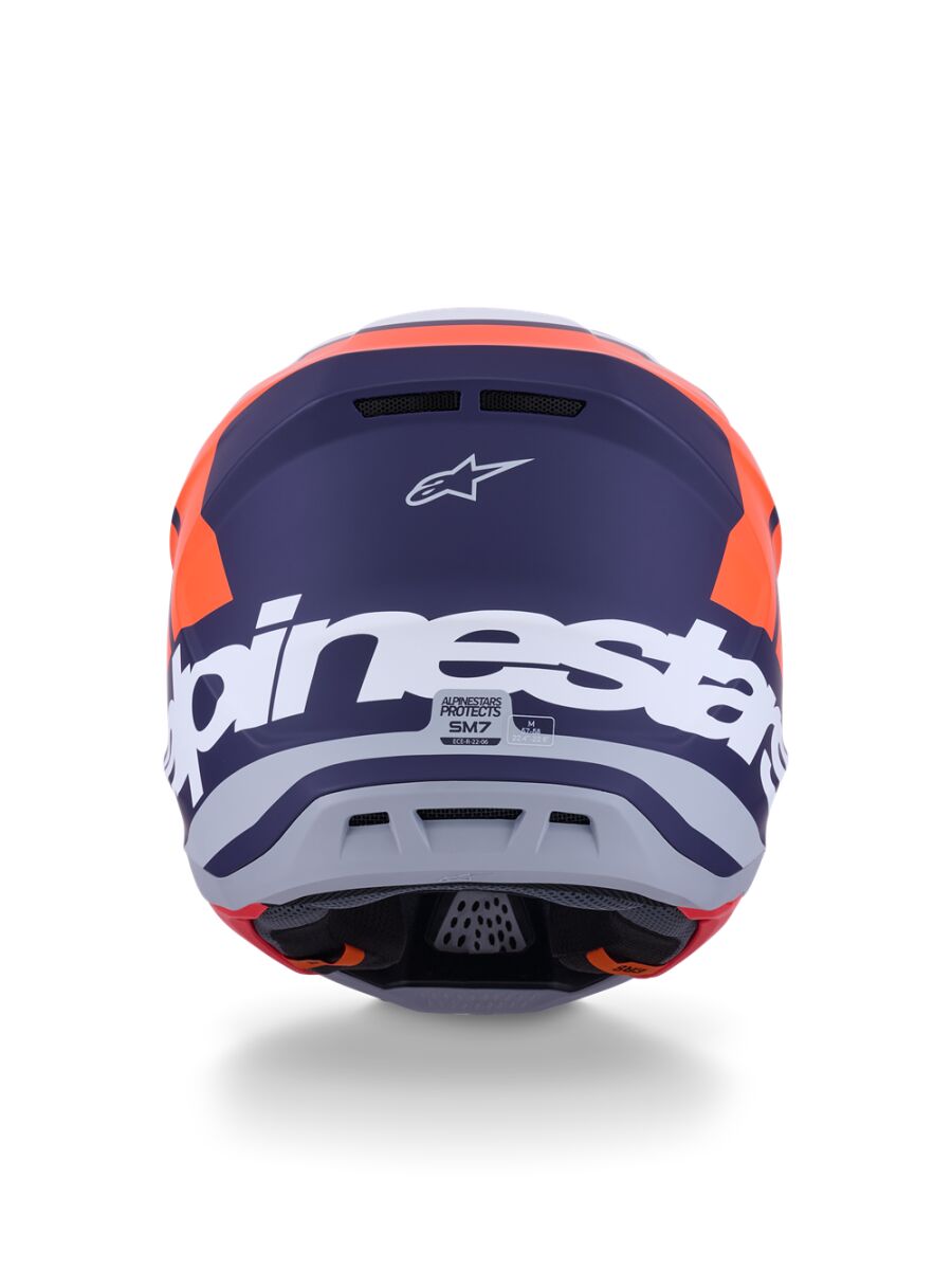 HELMET SM7 CORE ORAN/BLUE S