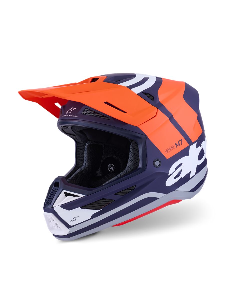 HELMET SM7 CORE ORAN/BLUE M