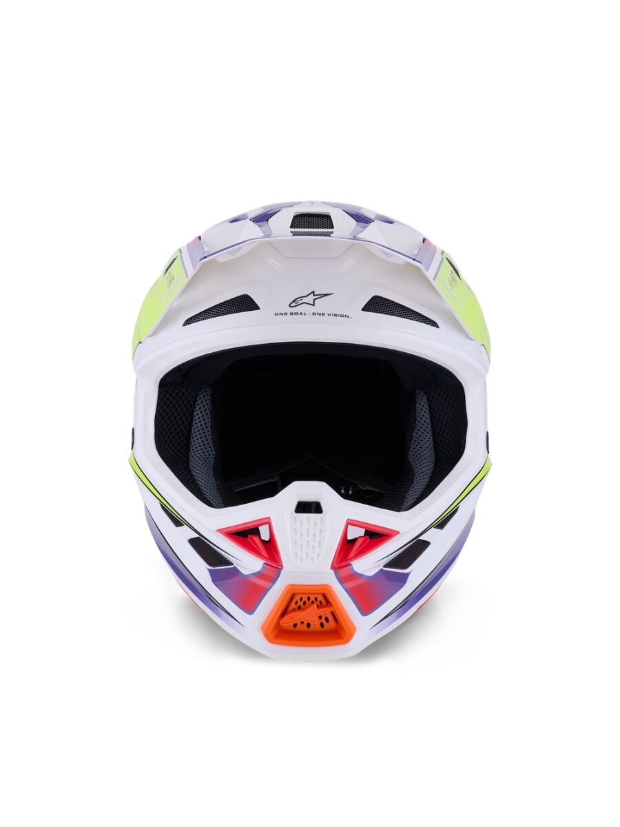 HELMET SM7 FUSE WHT/YL/PU S