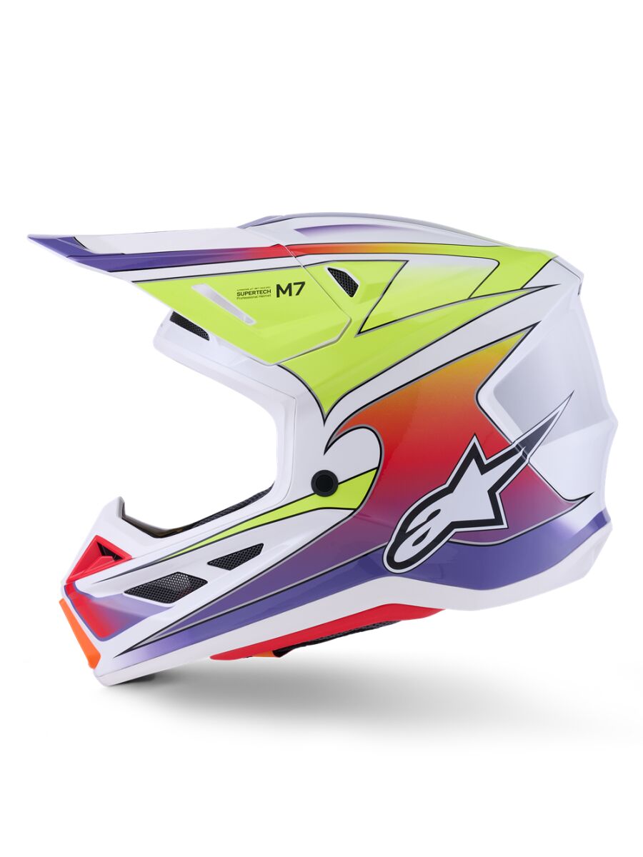 HELMET SM7 FUSE WHT/YL/PU 2X