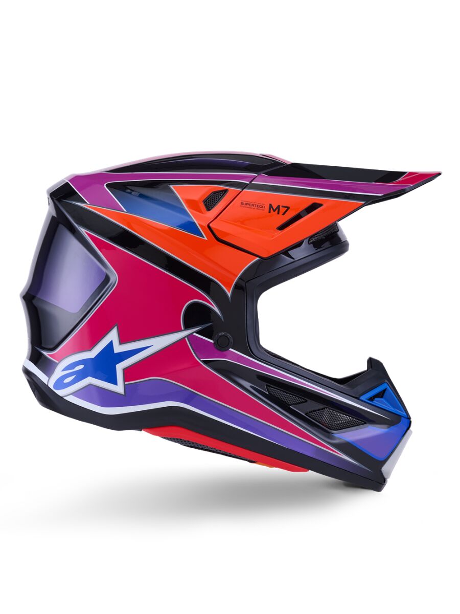 HELMET SM7 FUSE BLU/PU/PINK 2X