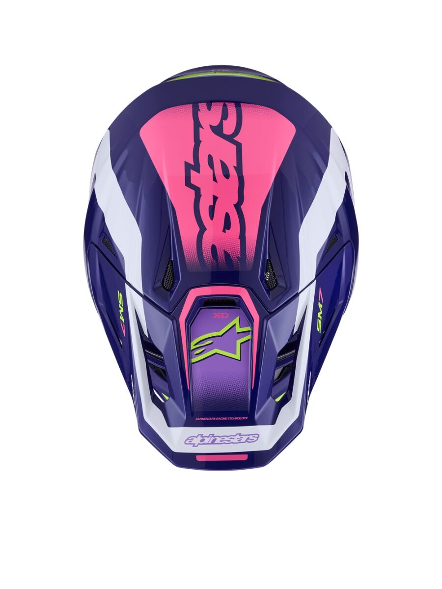 HELMET SM7 DEED PURPLE/PINK L