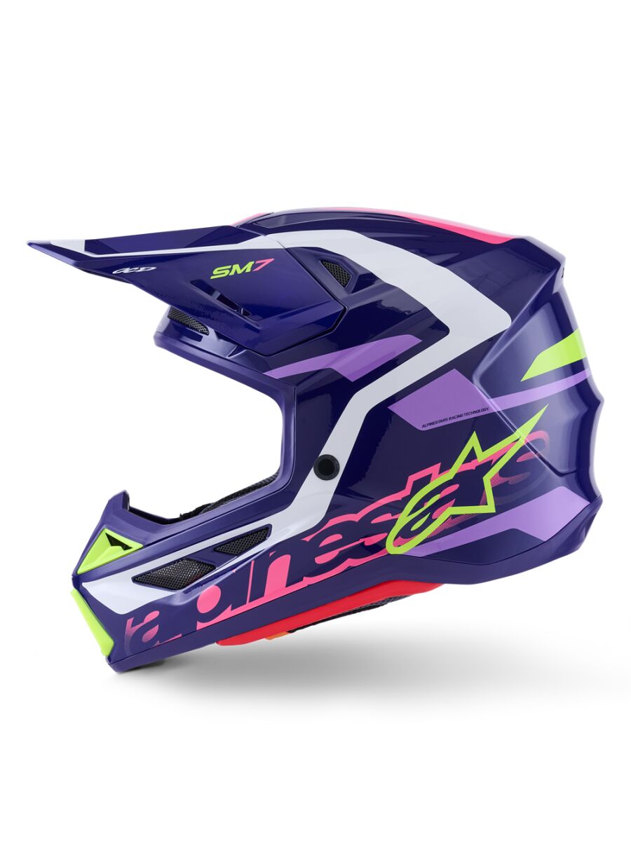 HELMET SM7 DEED PURPLE/PINK 2X