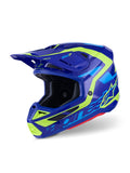 HELMET SM7 DEED BLUE/YEL XL