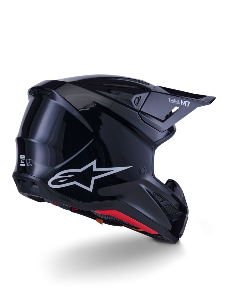 HELMET SM7 BLACK-GLOSS S