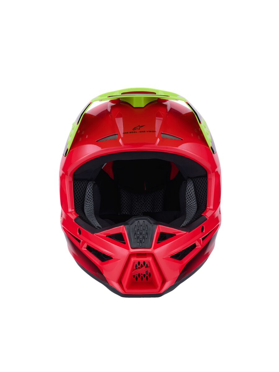 HELMET SM3 FRAY RED/YL/BLK 2X
