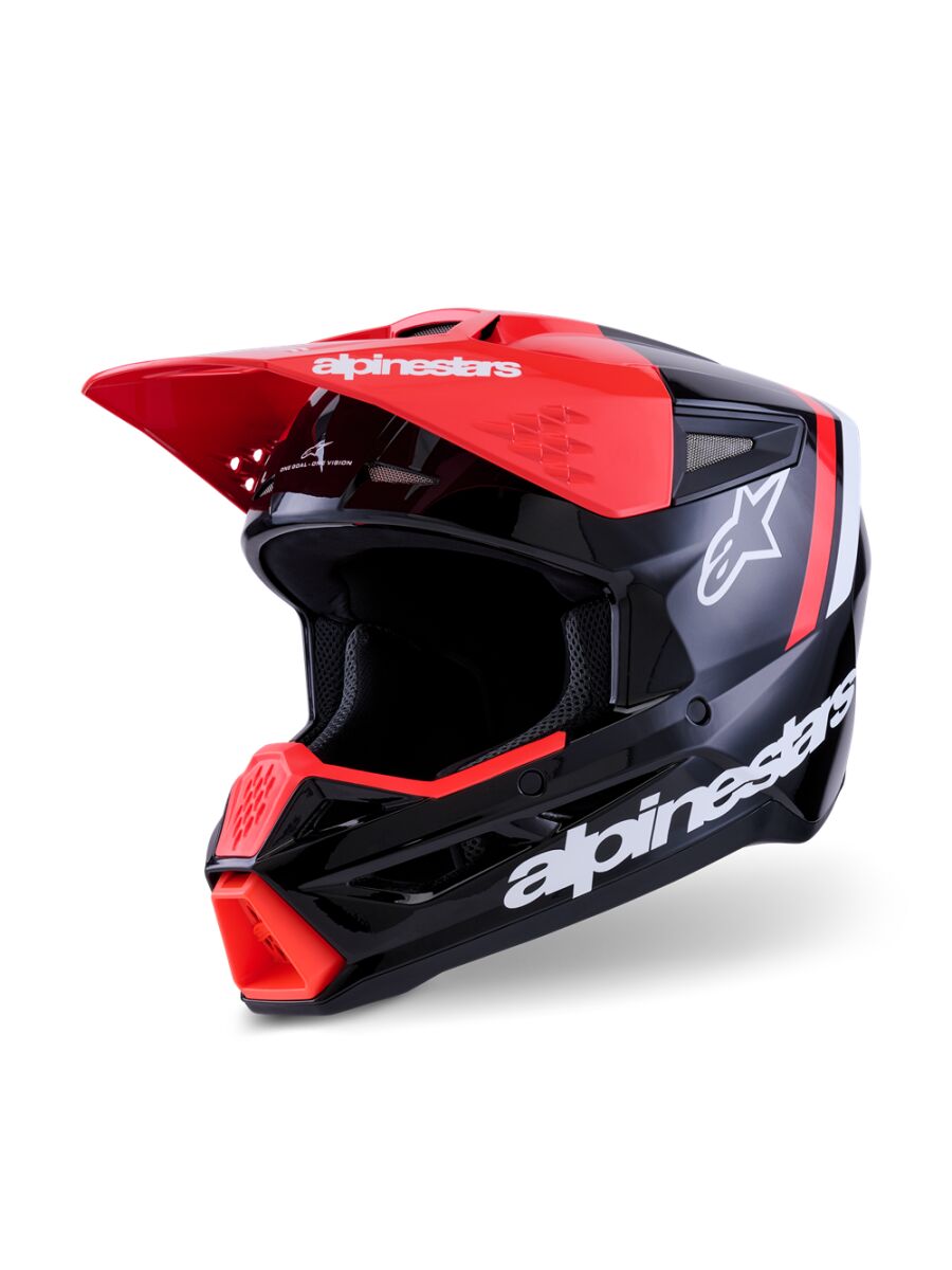 HELMET SM3 RADIUM BLK/RED/WH L