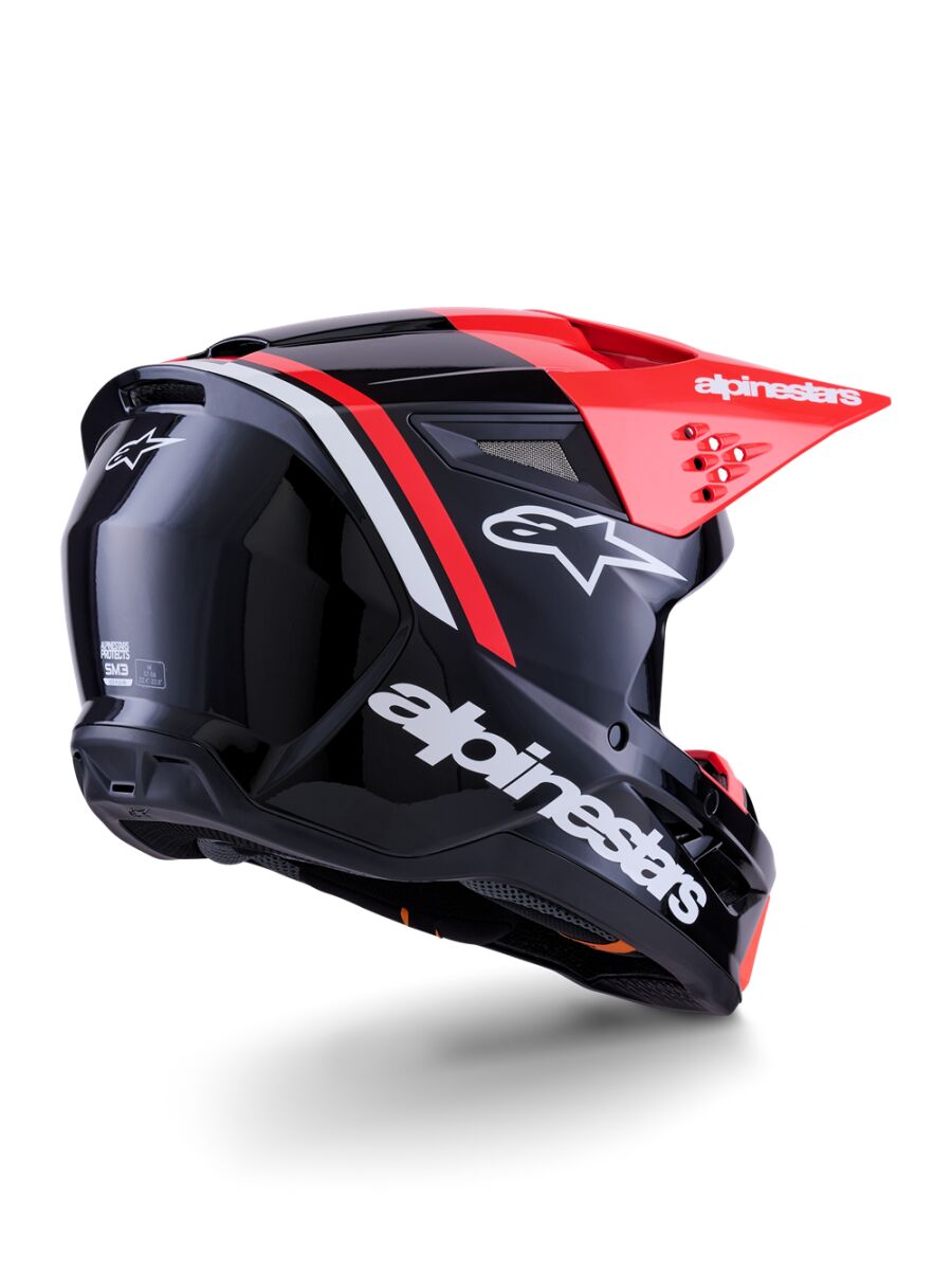 HELMET SM3 RADIUM BLK/RED/WH 2
