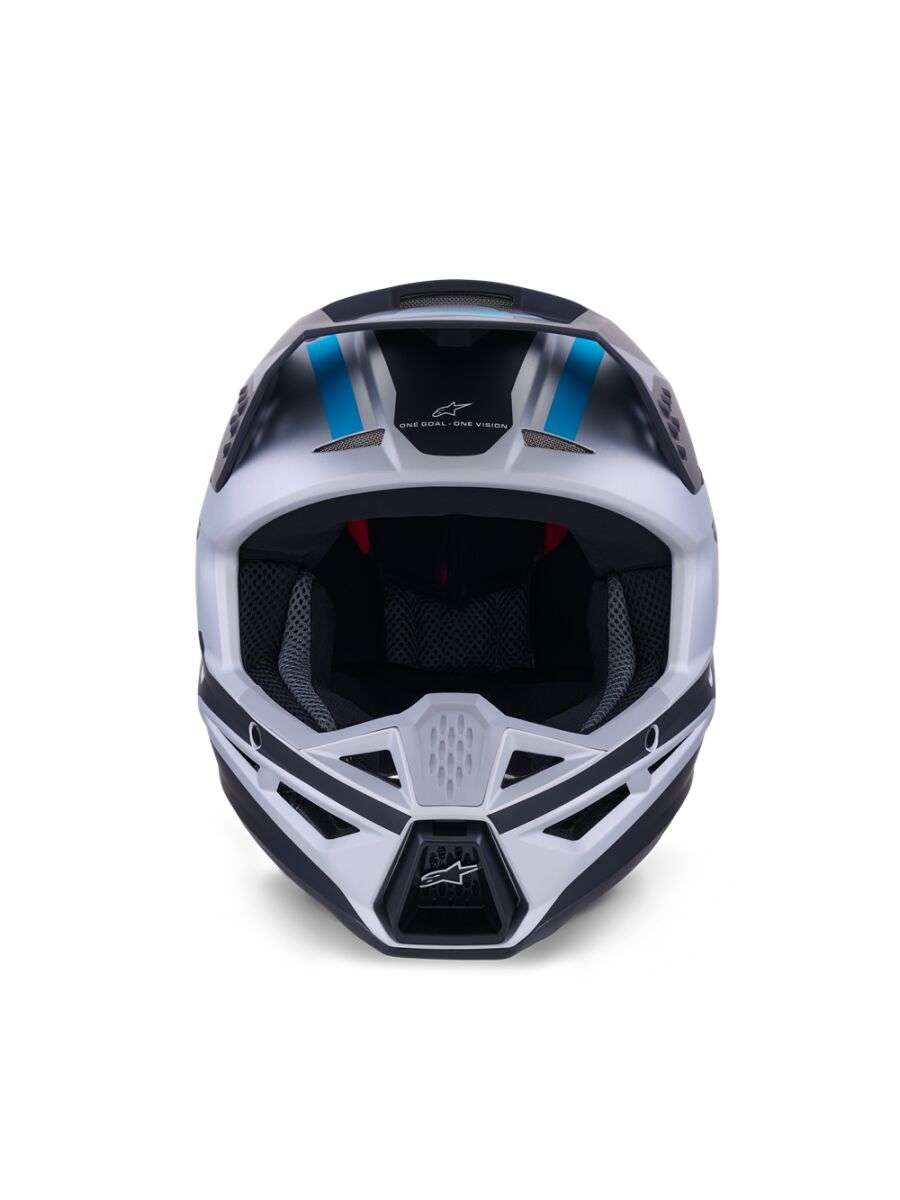 HELMET SM3 HEAT SILV/BL/BLK XS