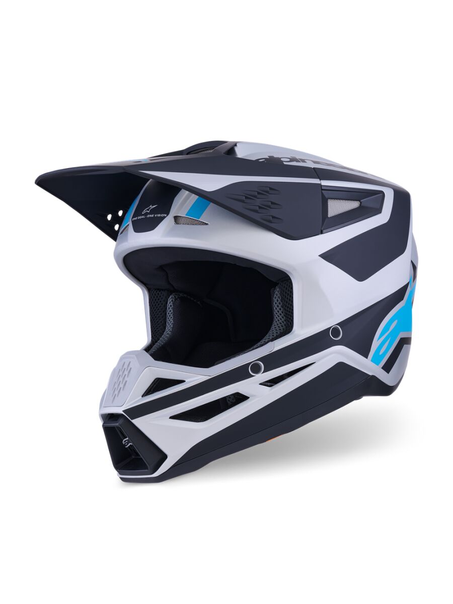 HELMET SM3 HEAT SILV/BL/BLK L