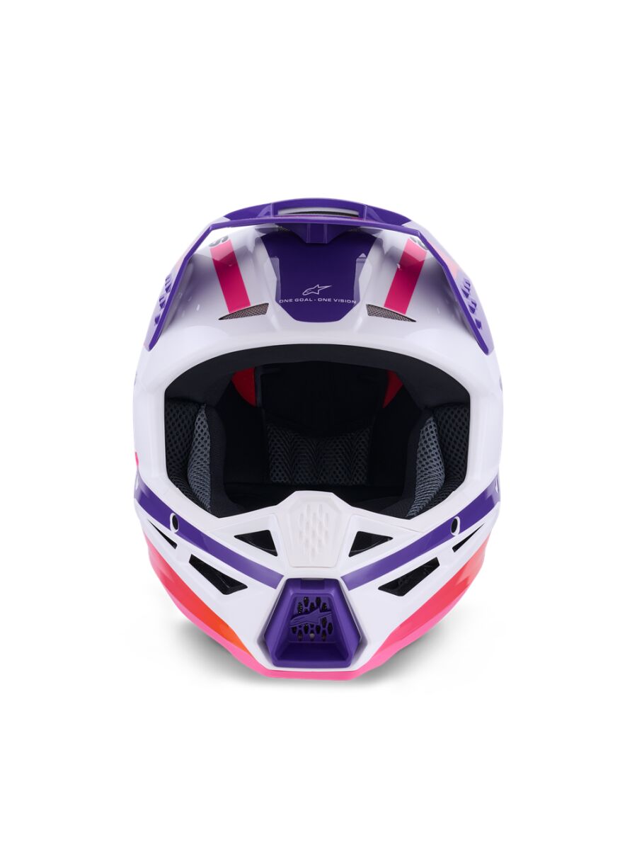 HELMET SM3 HEAT WHT/PU/PINK S