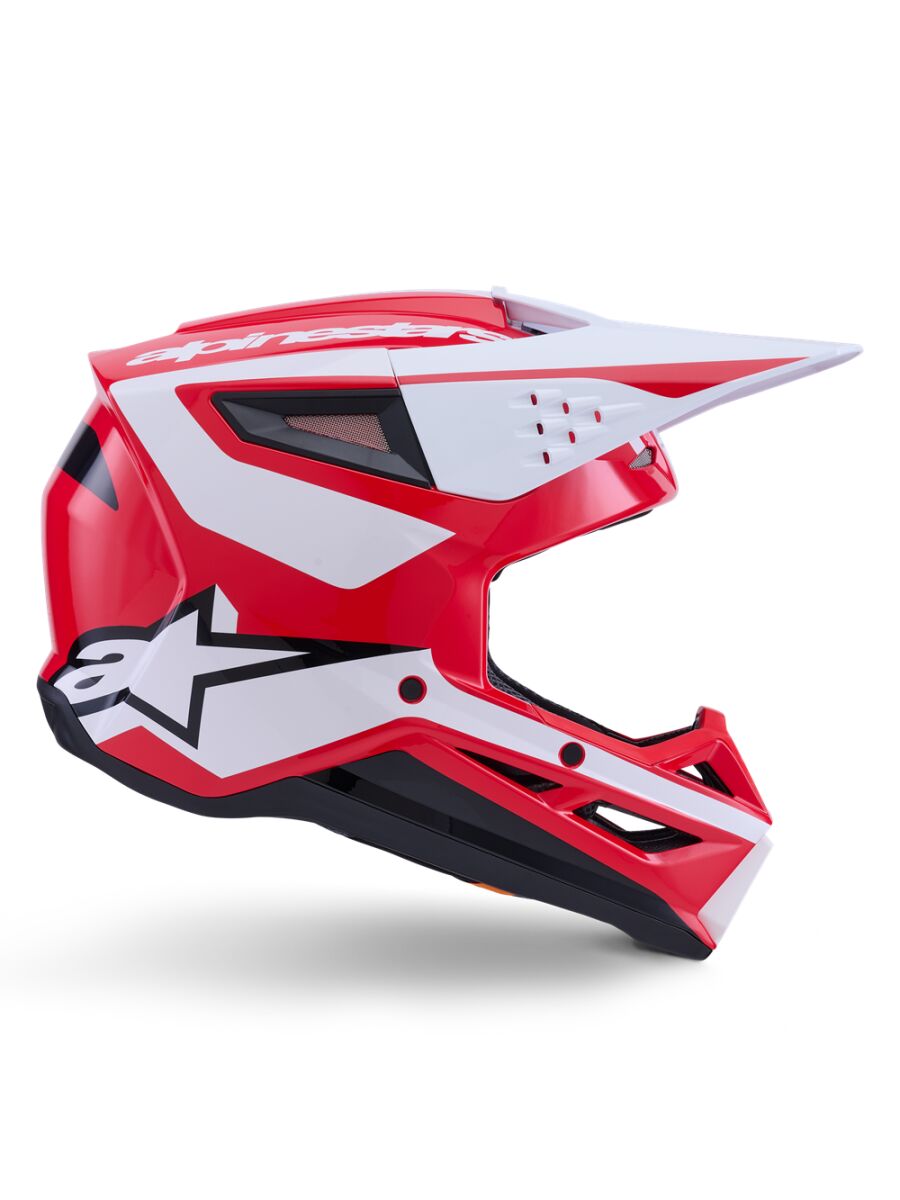 HELMET SM3 HEAT RED/WH/BLK XS