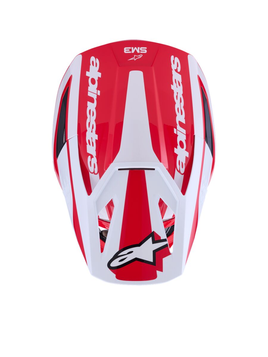 HELMET SM3 HEAT RED/WH/BLK S