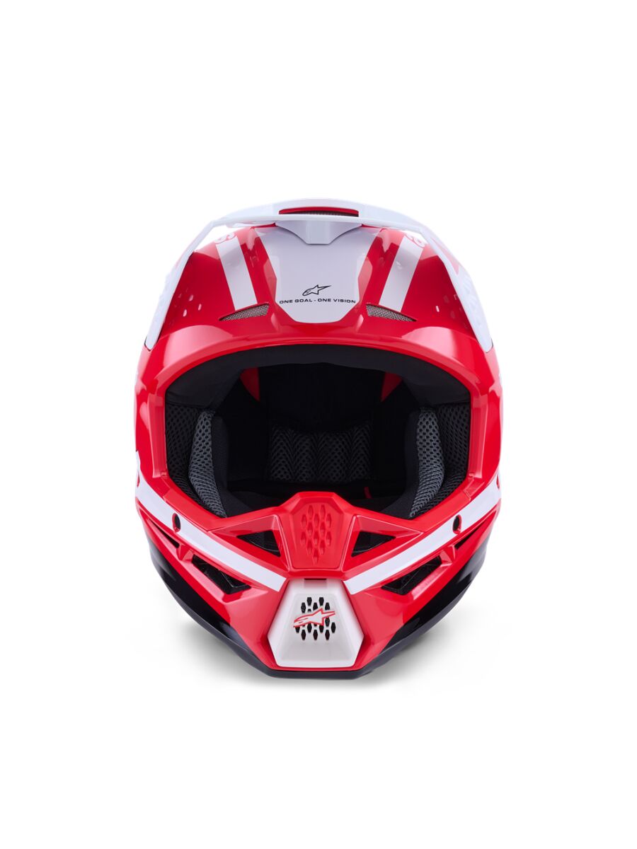 HELMET SM3 HEAT RED/WH/BLK XL