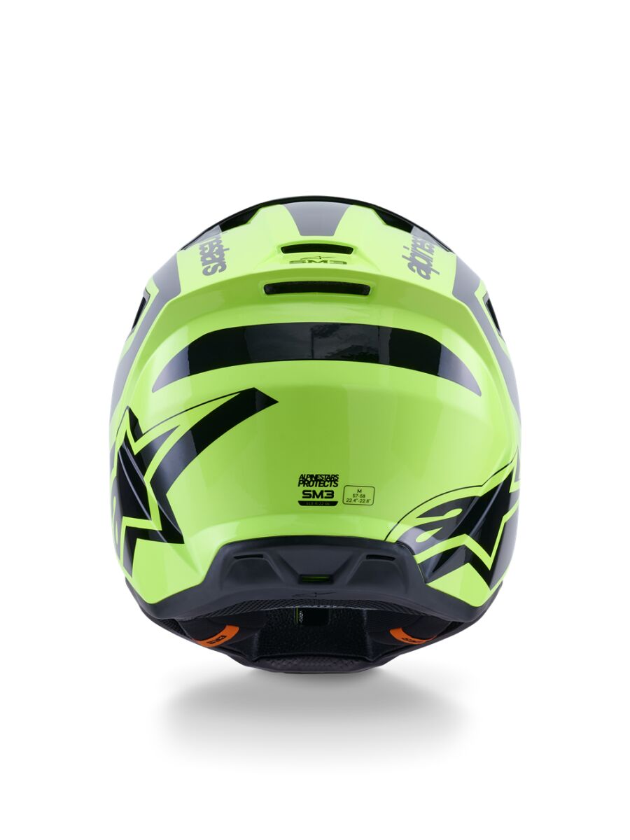 HELMET SM3 HEAT YEL/BLACK M