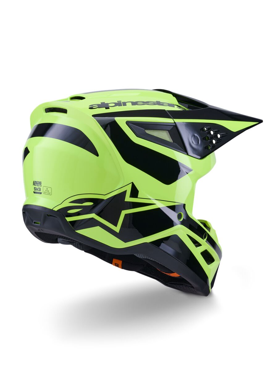HELMET SM3 HEAT YEL/BLACK M