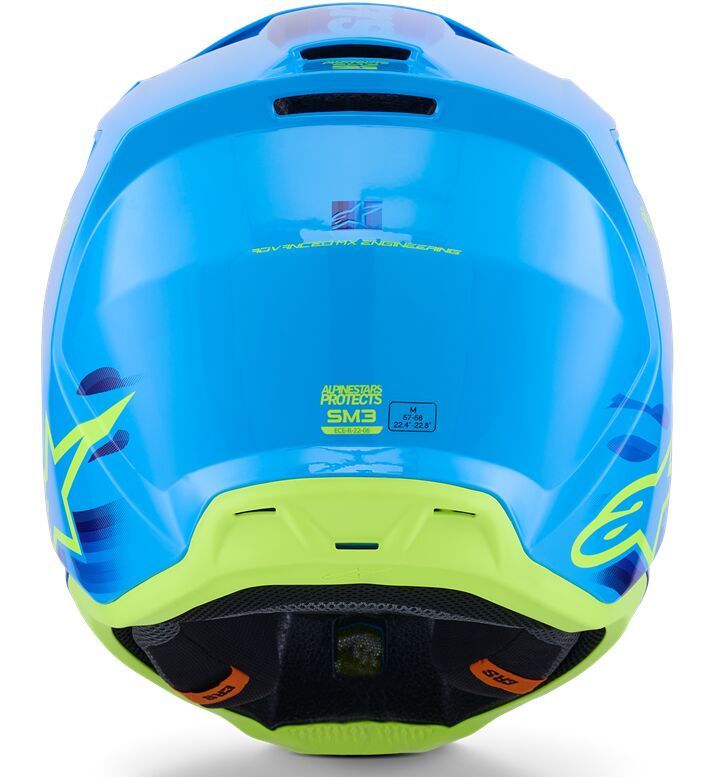 HELMET SM3 FORCE CYAN XS