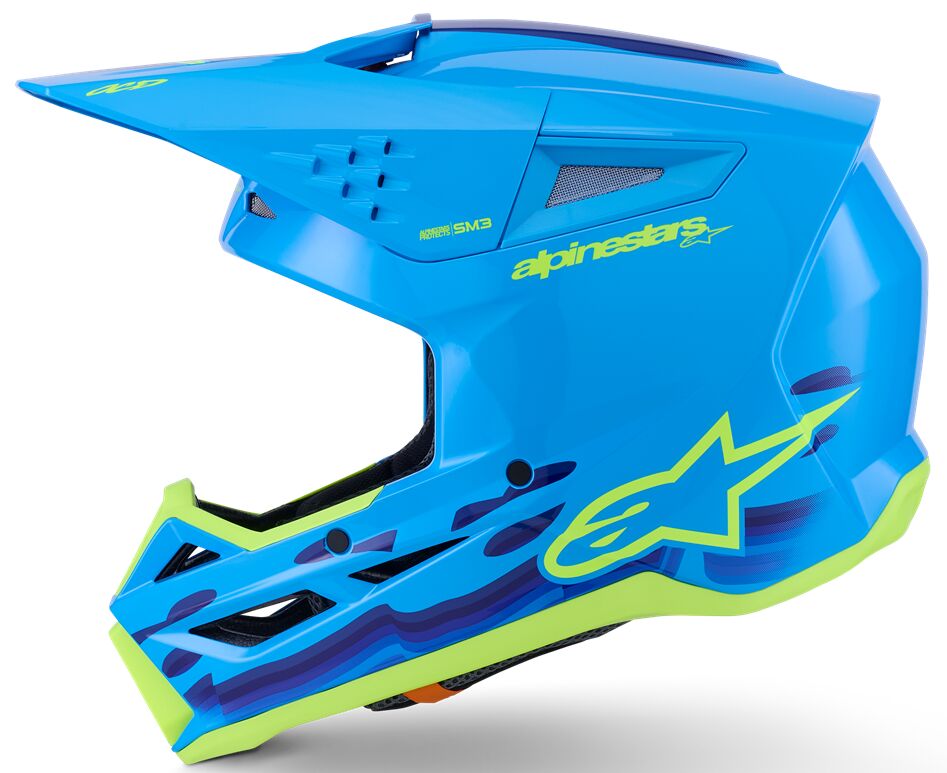 HELMET SM3 FORCE CYAN M