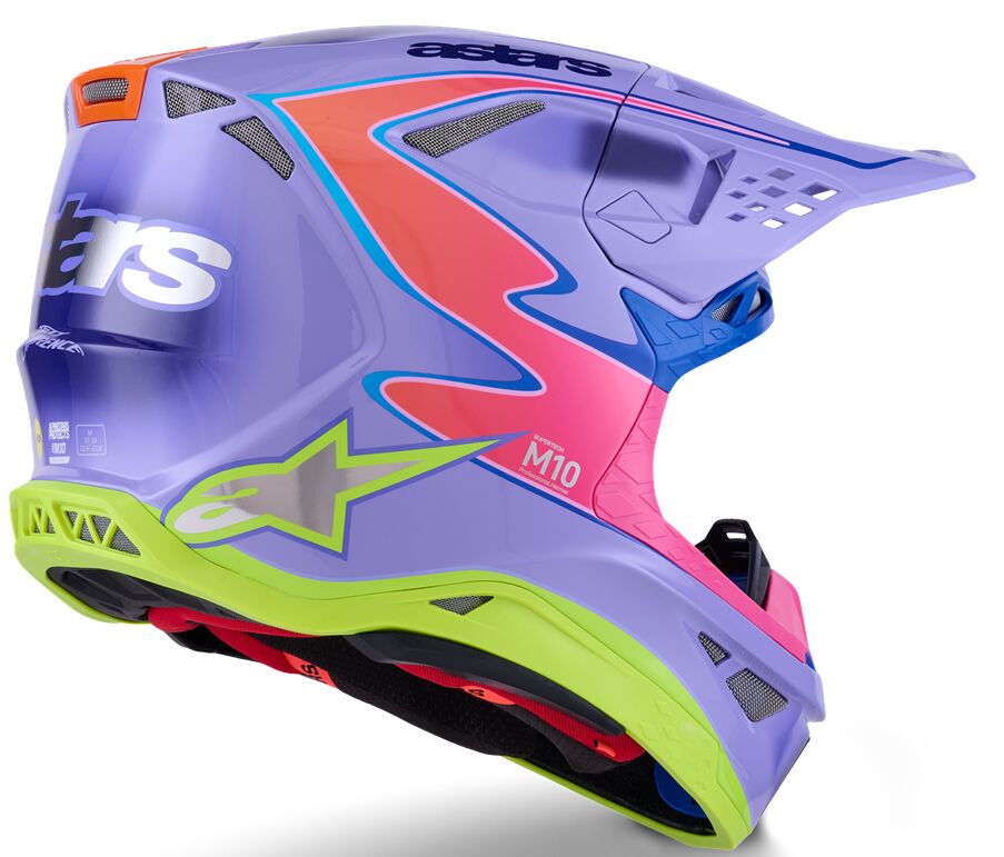 HELMET SM10 JETT PURPLE/PINK X