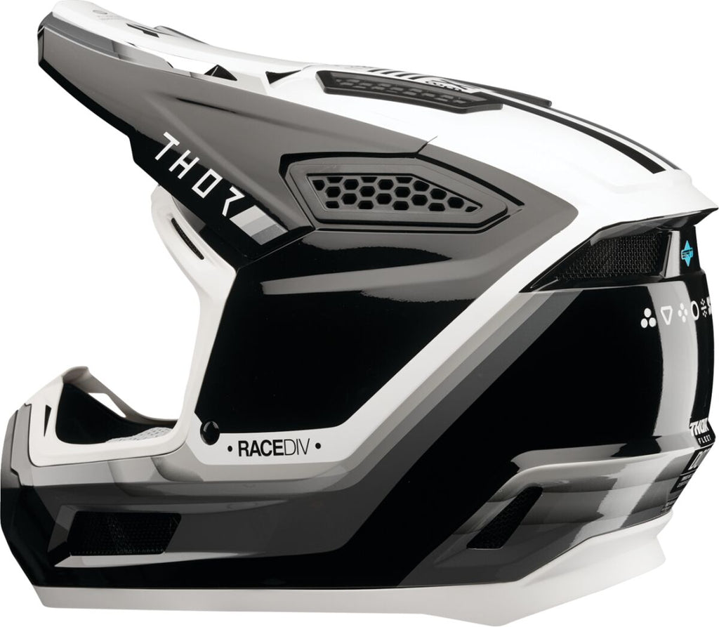 HELMET FLEET DEFY BK/WH XS