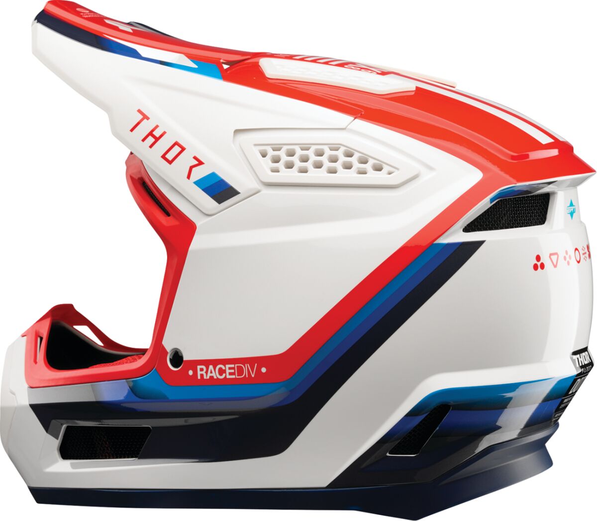 HELMET FLEET DEFY WH/RD/BL XS