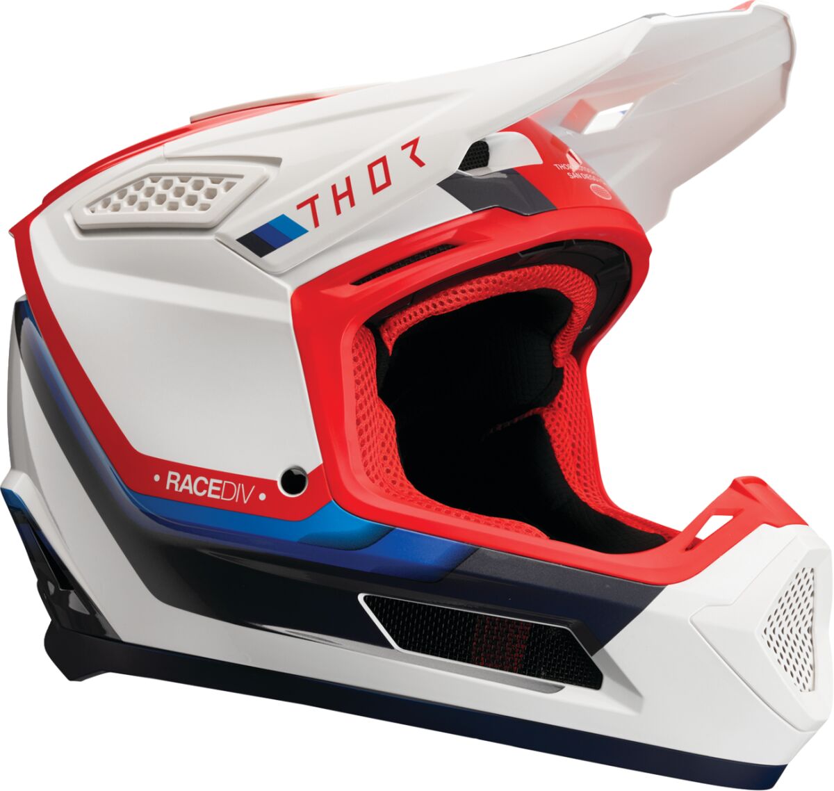 HELMET FLEET DEFY WH/RD/BL LG
