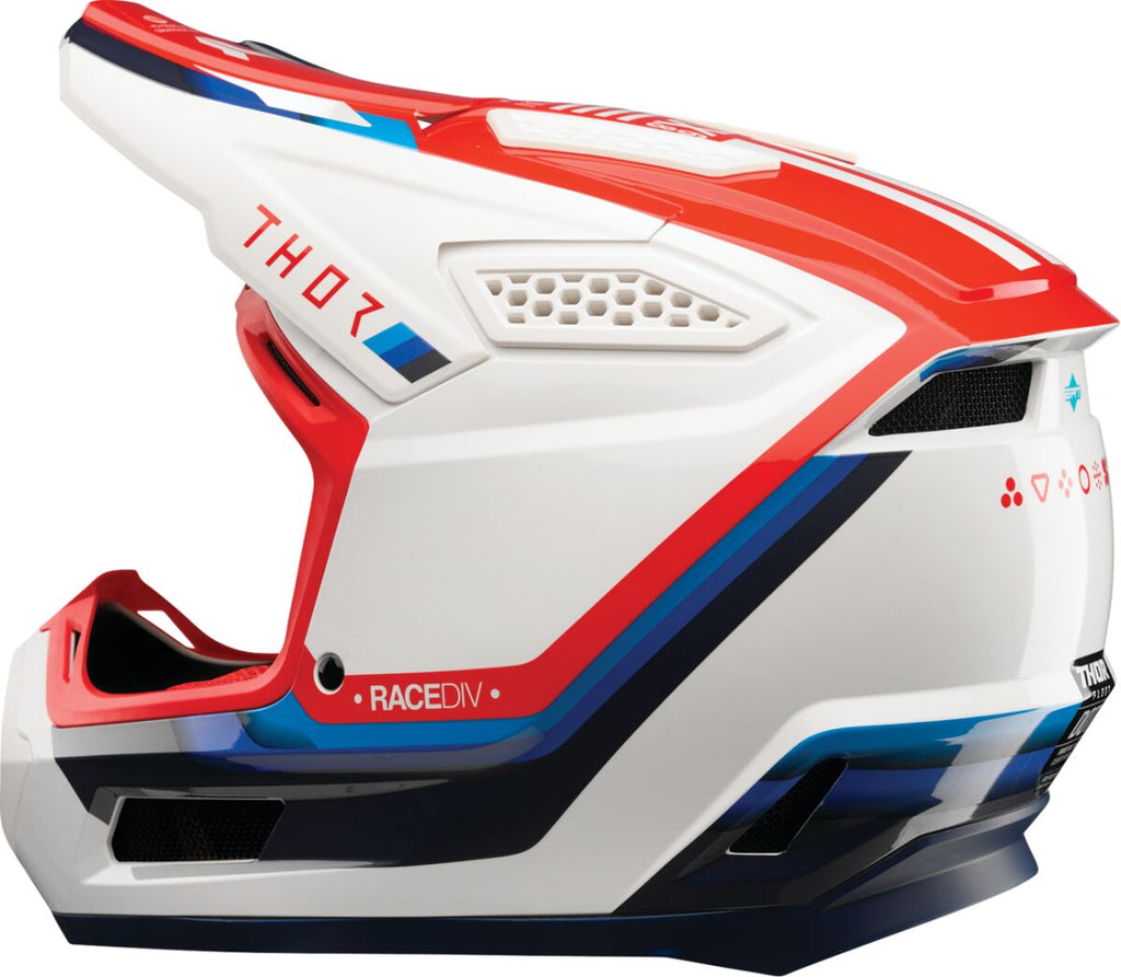 HELMET FLEET DEFY WH/RD/BL 2X