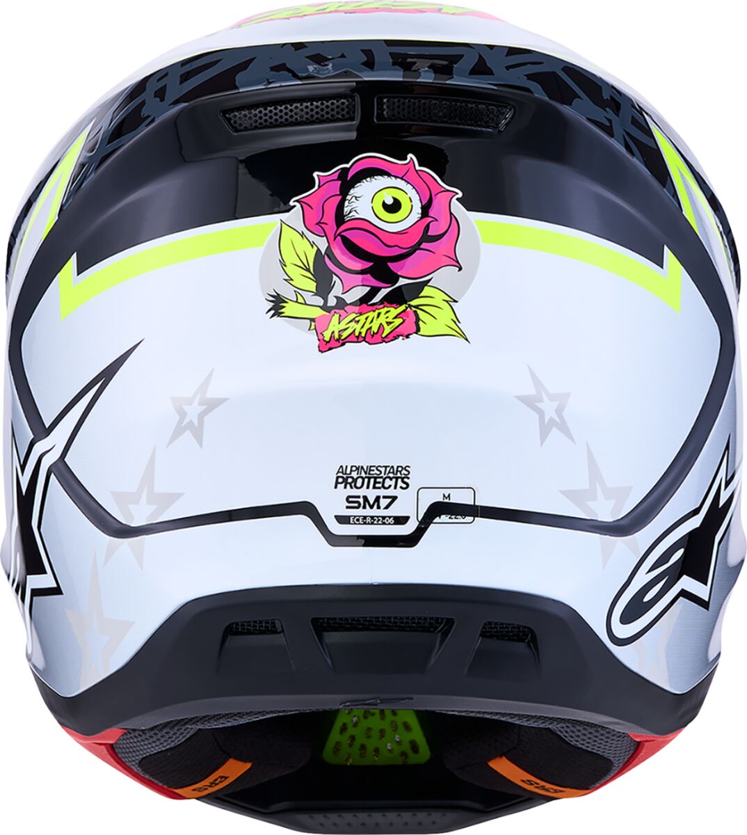 HELMET SM7 BLASTER BLK/GRY/YLW