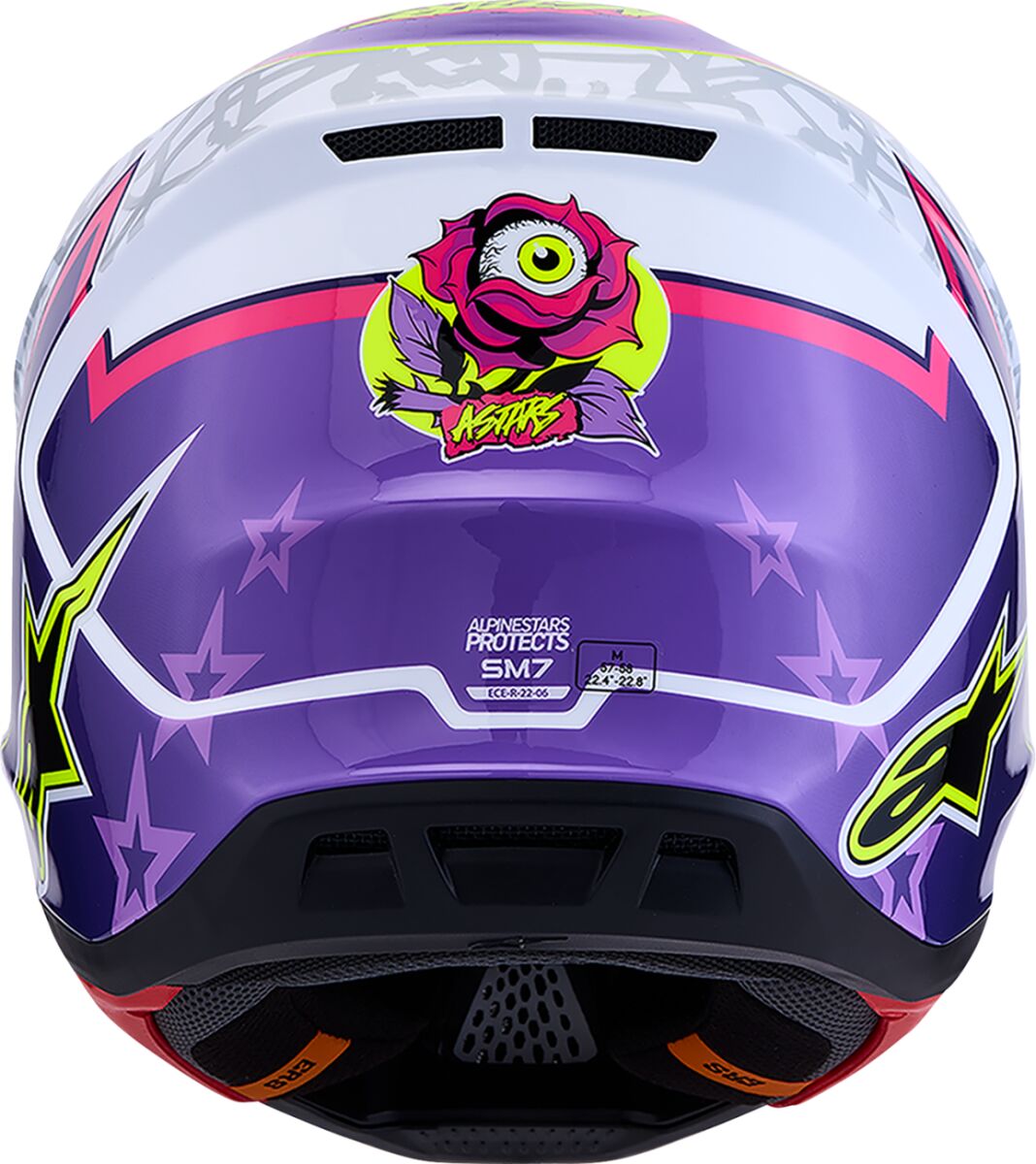 HELMET SM7 BLASTER PUR/PNK/WHT