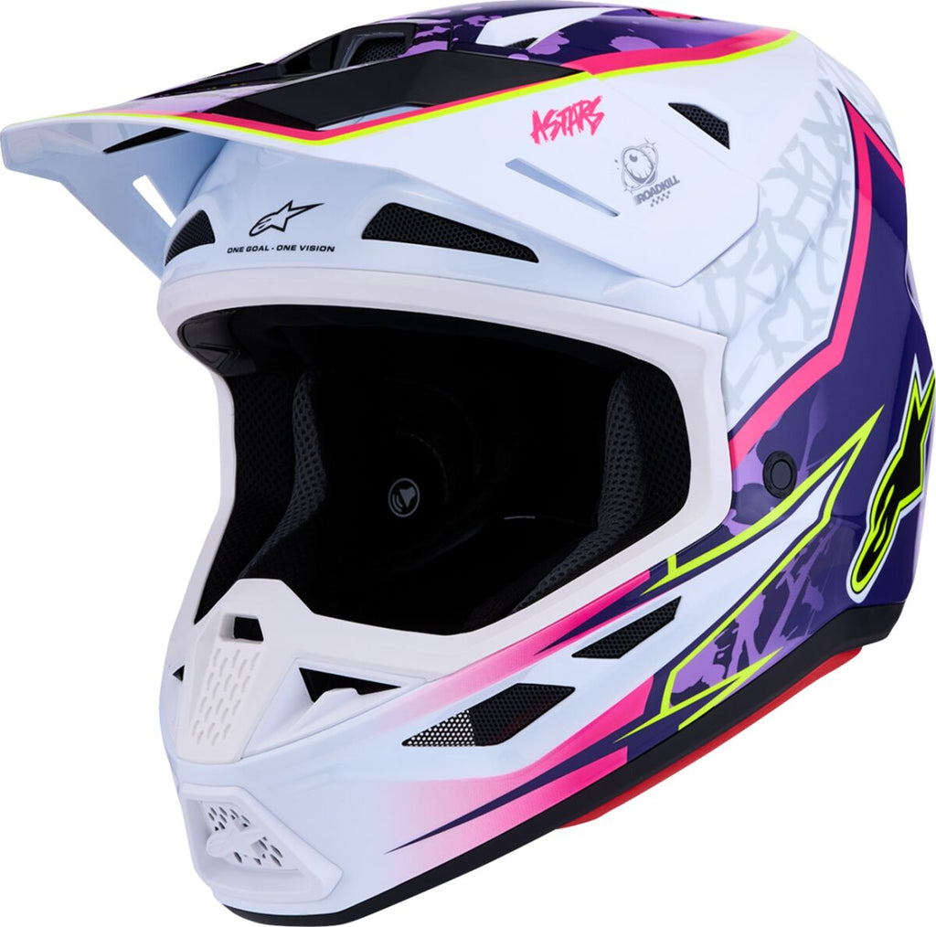 HELMET SM7 BLASTER PUR/PNK/WHT