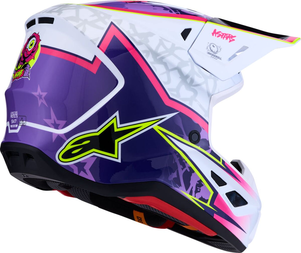 HELMET SM7 BLASTER PUR/PNK/WHT