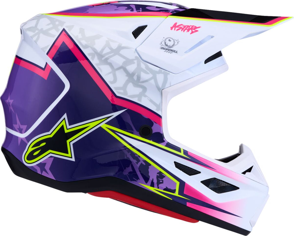 HELMET SM7 BLASTER PUR/PNK/WHT