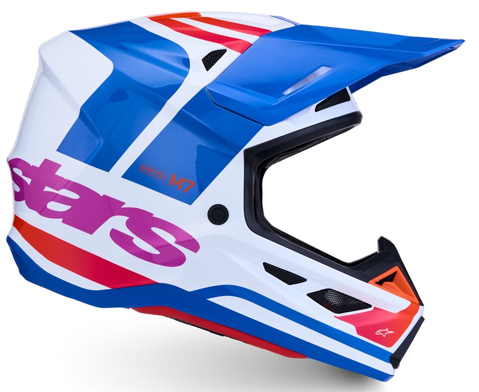 HELMET SM7 CORE WHT/BLU/PNK S