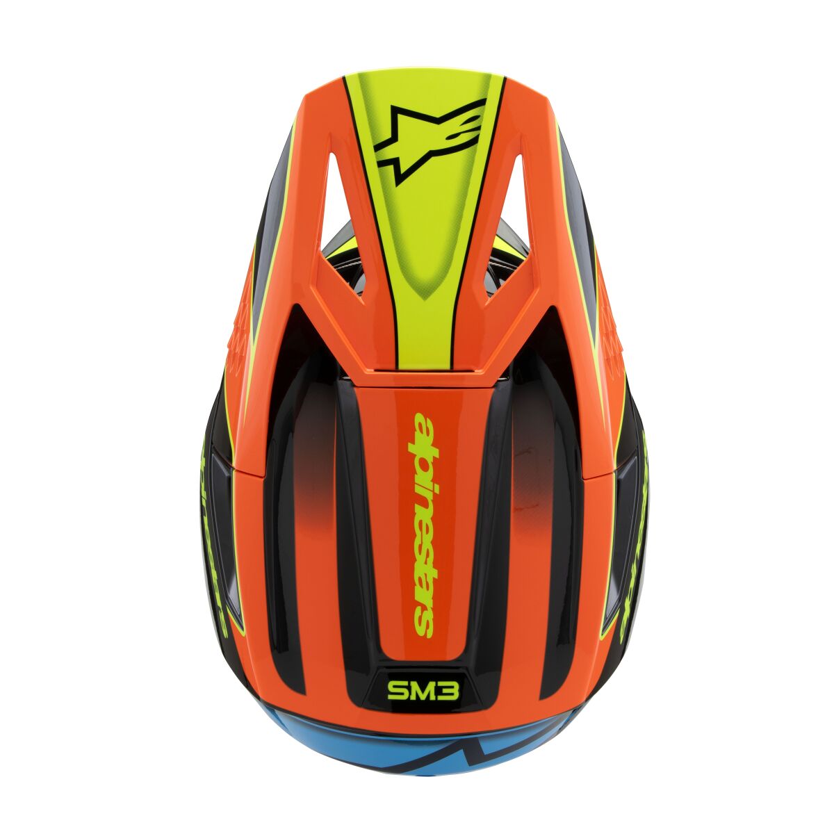 HELMET YTH SM3 FRAY BLK/OR/YL