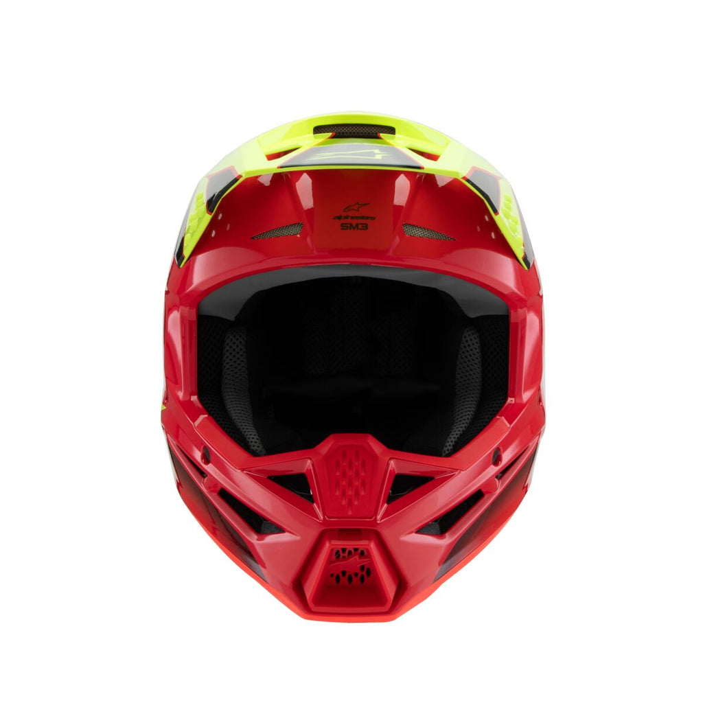 HELMET YTH SM3 FRAY RD/YL/BK Y